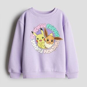 H&M Girls Pokemon Sweatshirt
